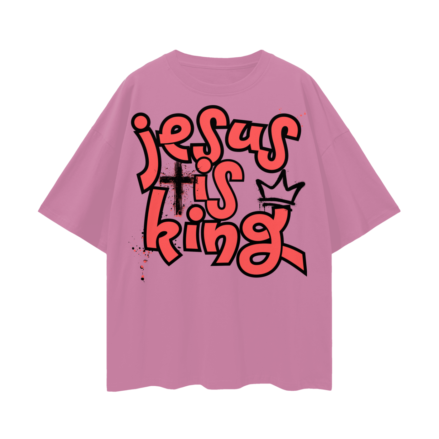 Jesus Is King Oversized Premium T-shirt
