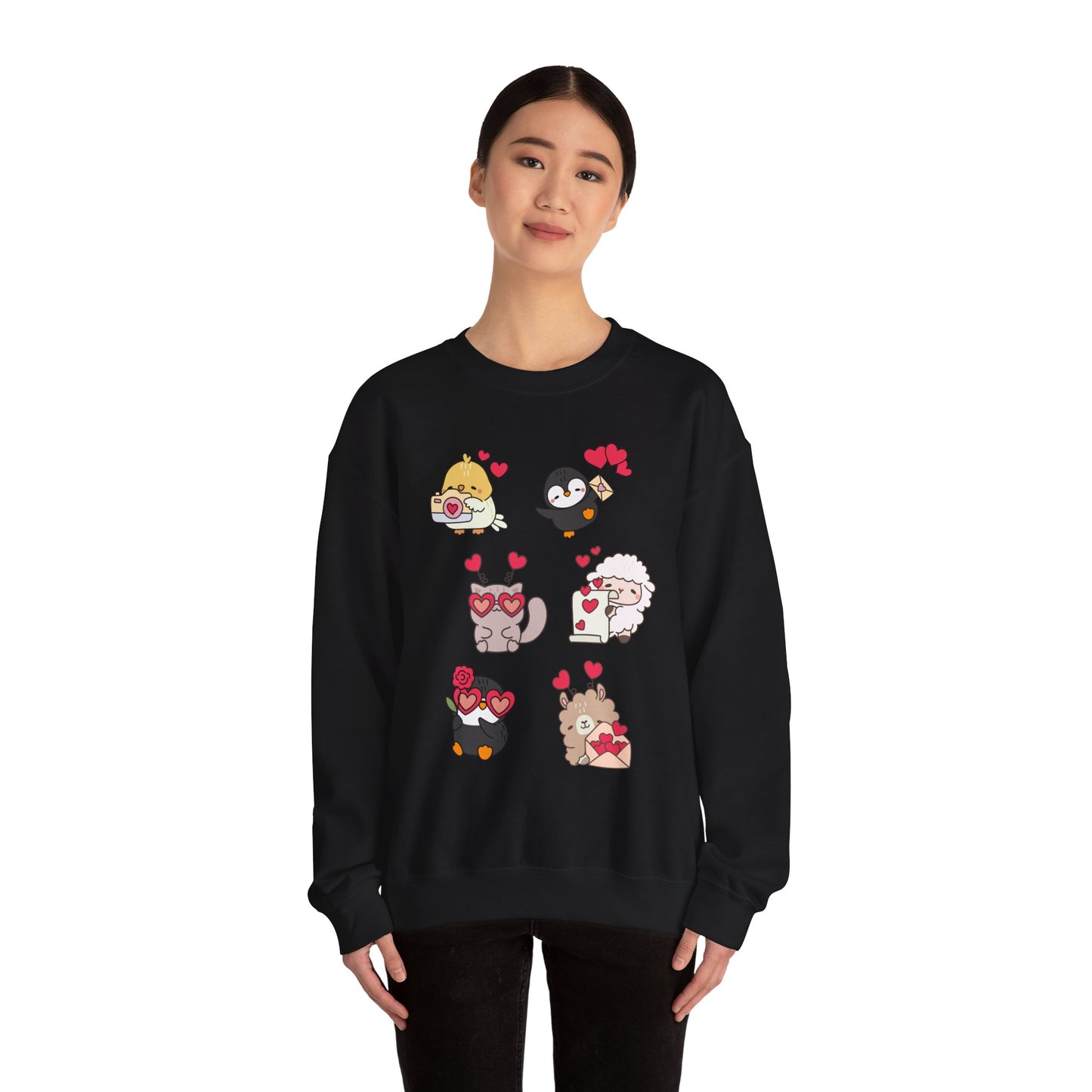 Valentines Animals Sweatshirt