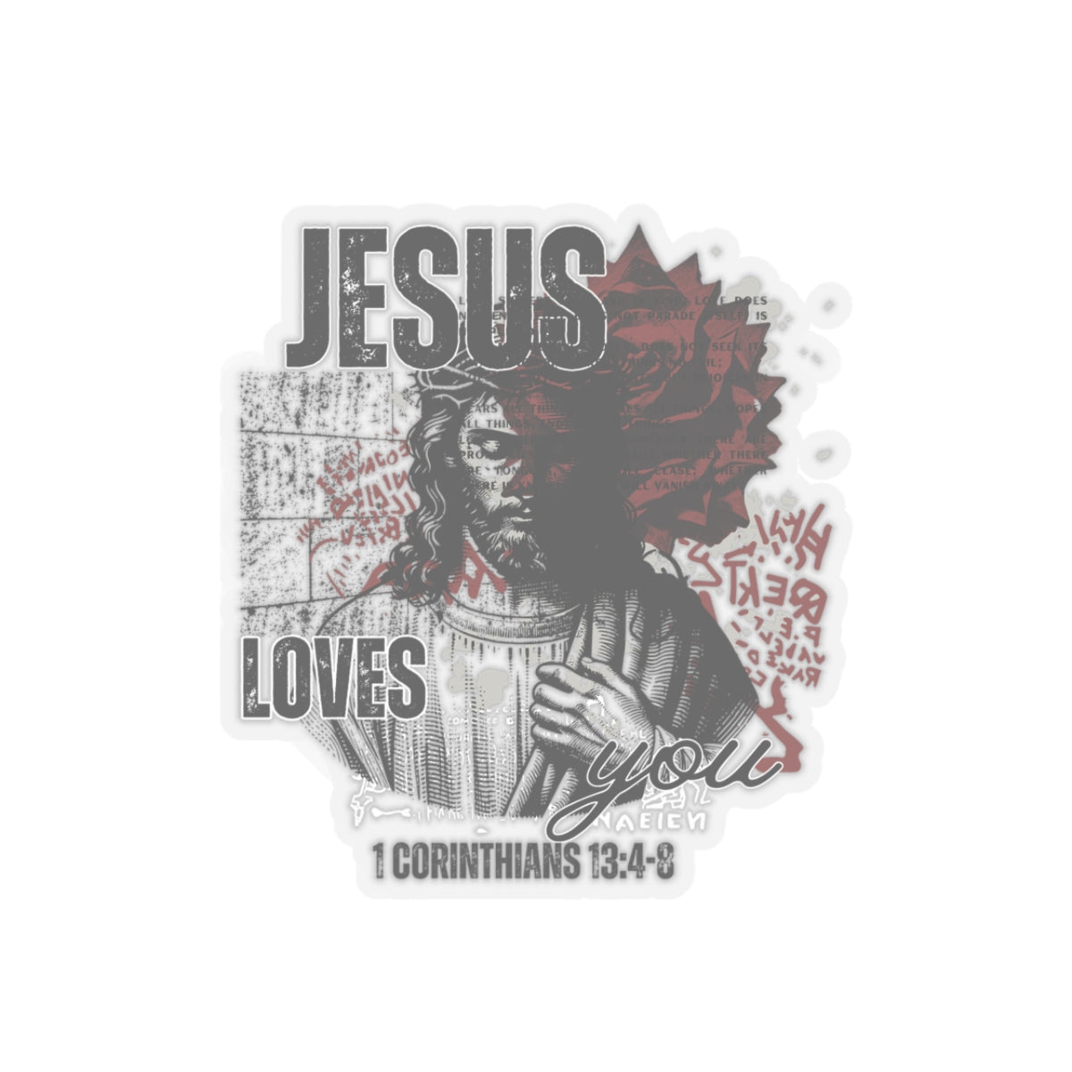 Jesus Loves You Sticker