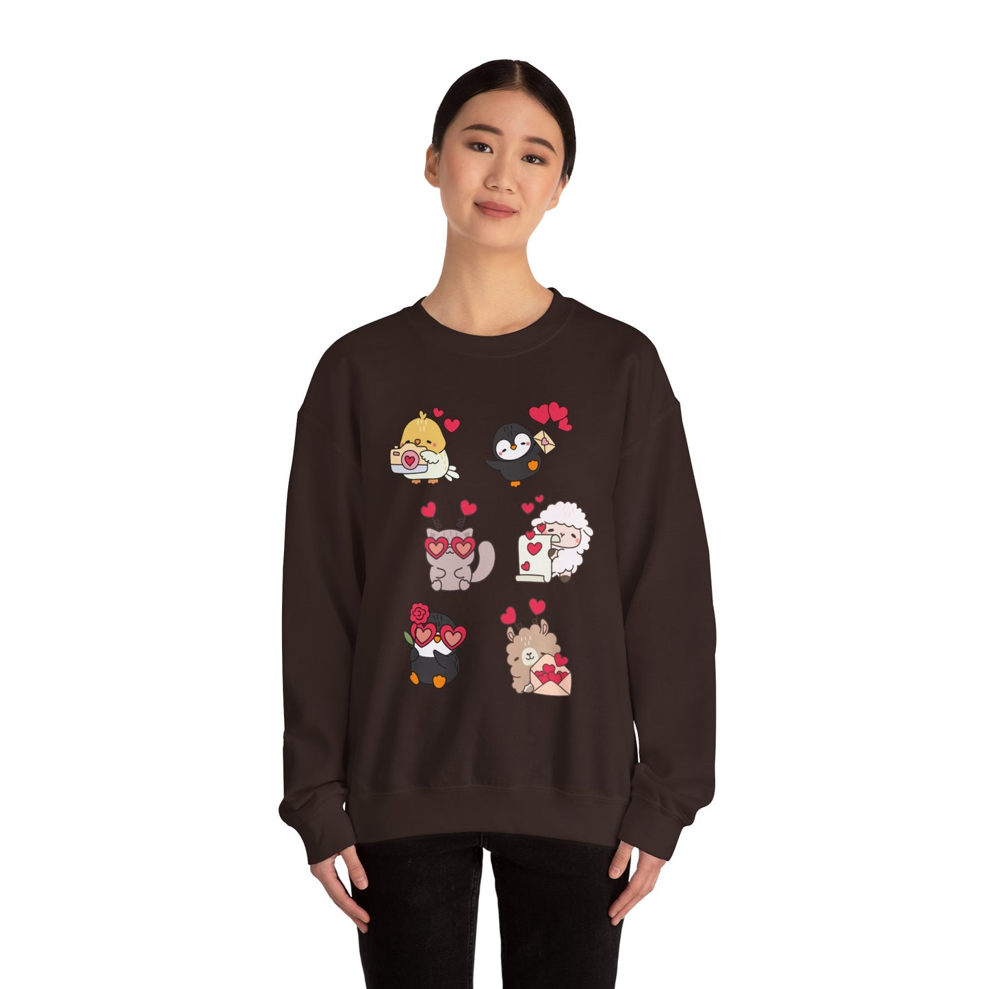 Valentines Animals Sweatshirt