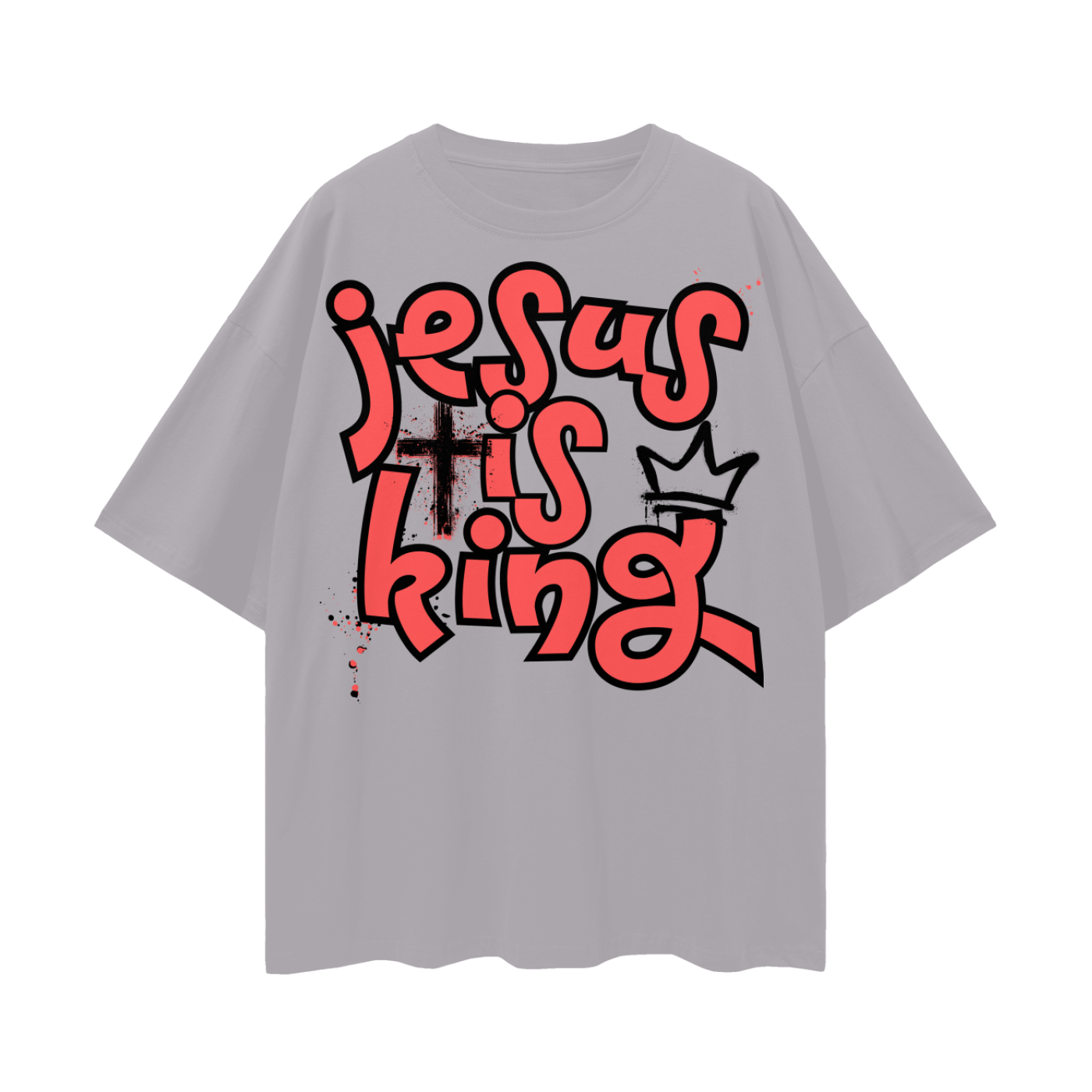 Jesus Is King Oversized Premium T-shirt