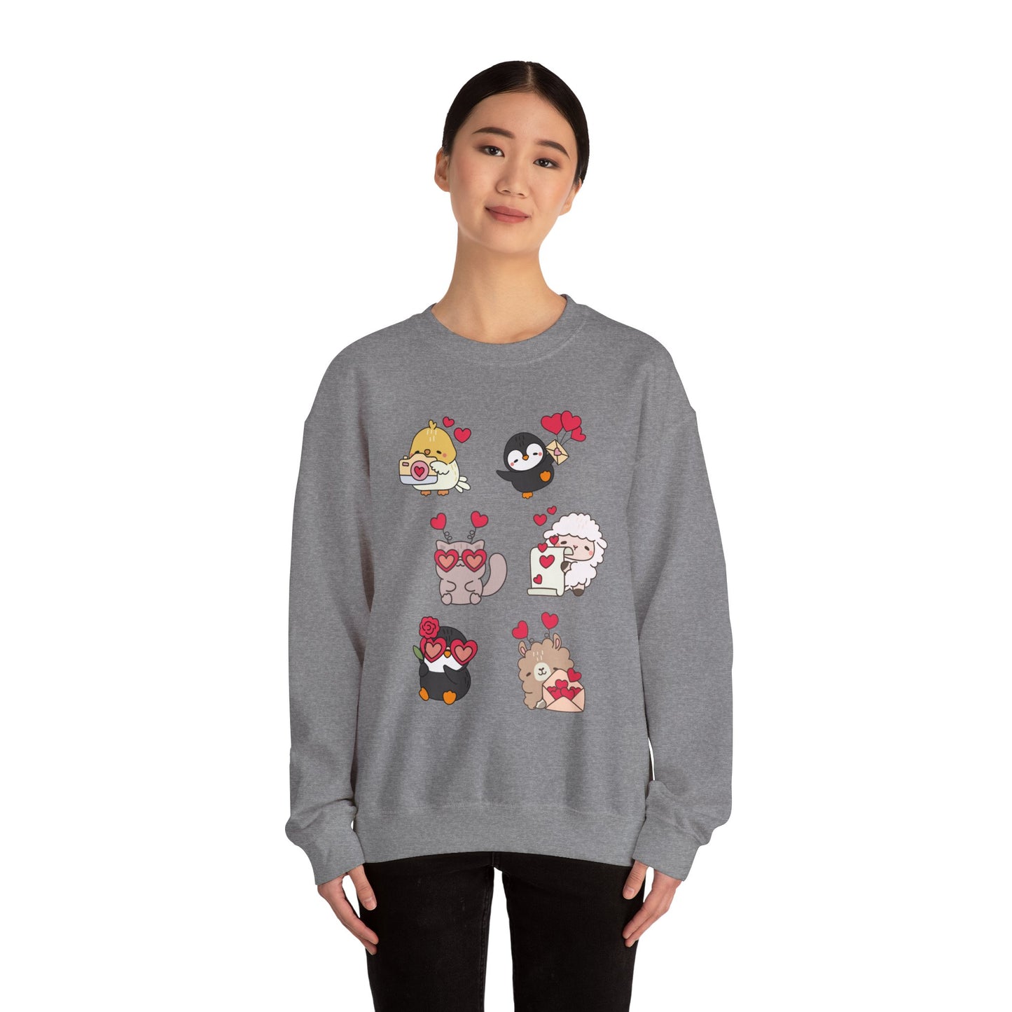 Valentines Animals Sweatshirt