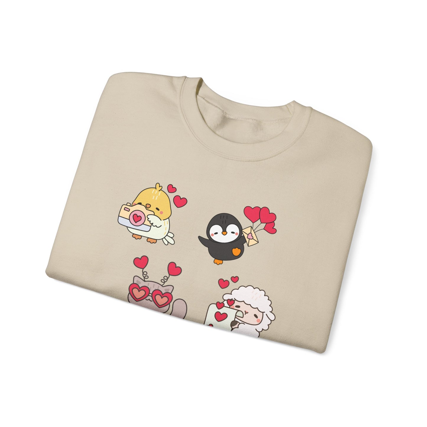 Valentines Animals Sweatshirt