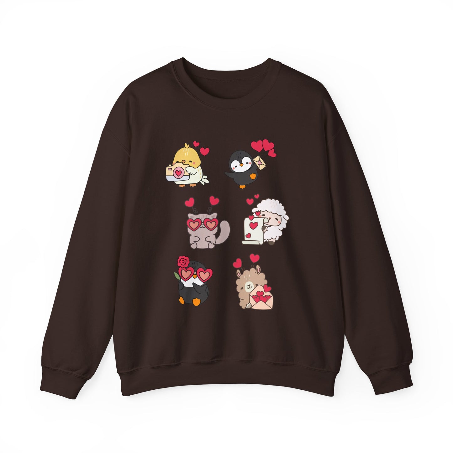 Valentines Animals Sweatshirt