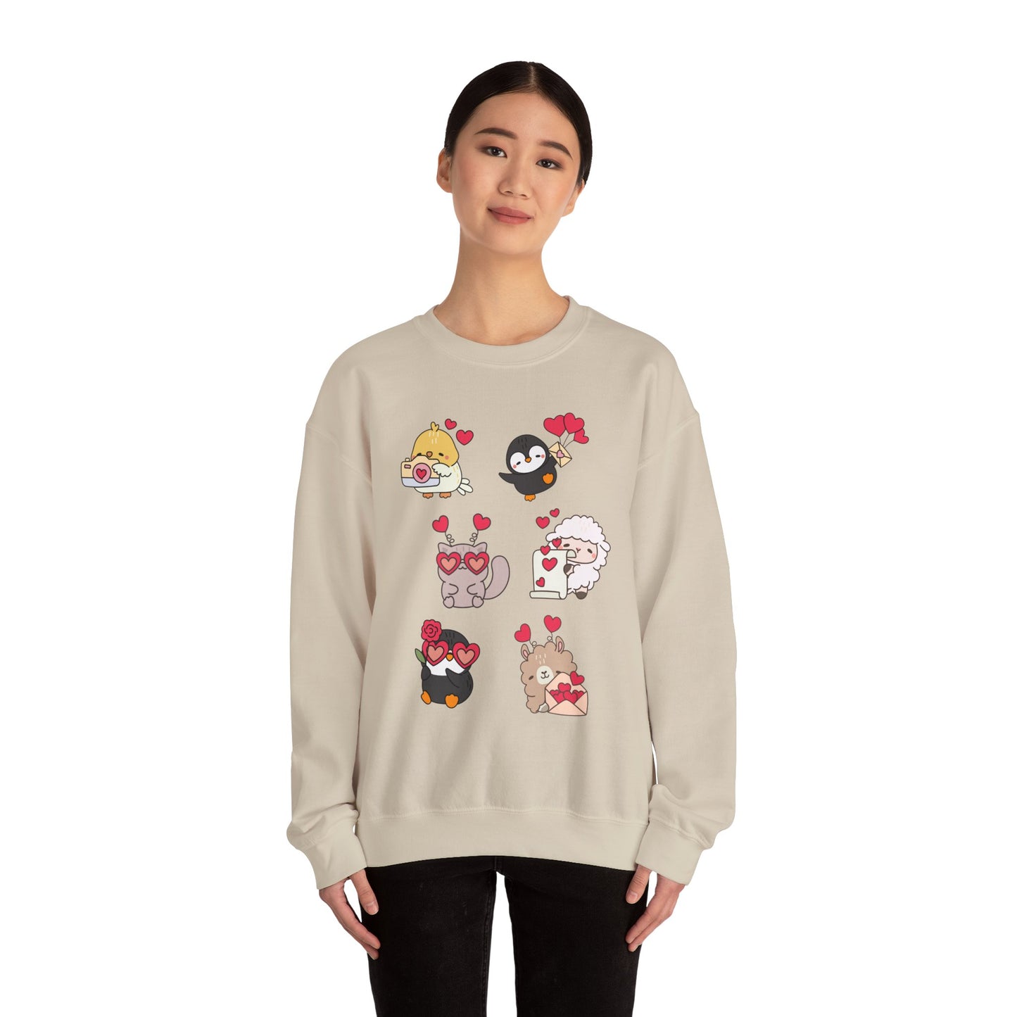 Valentines Animals Sweatshirt