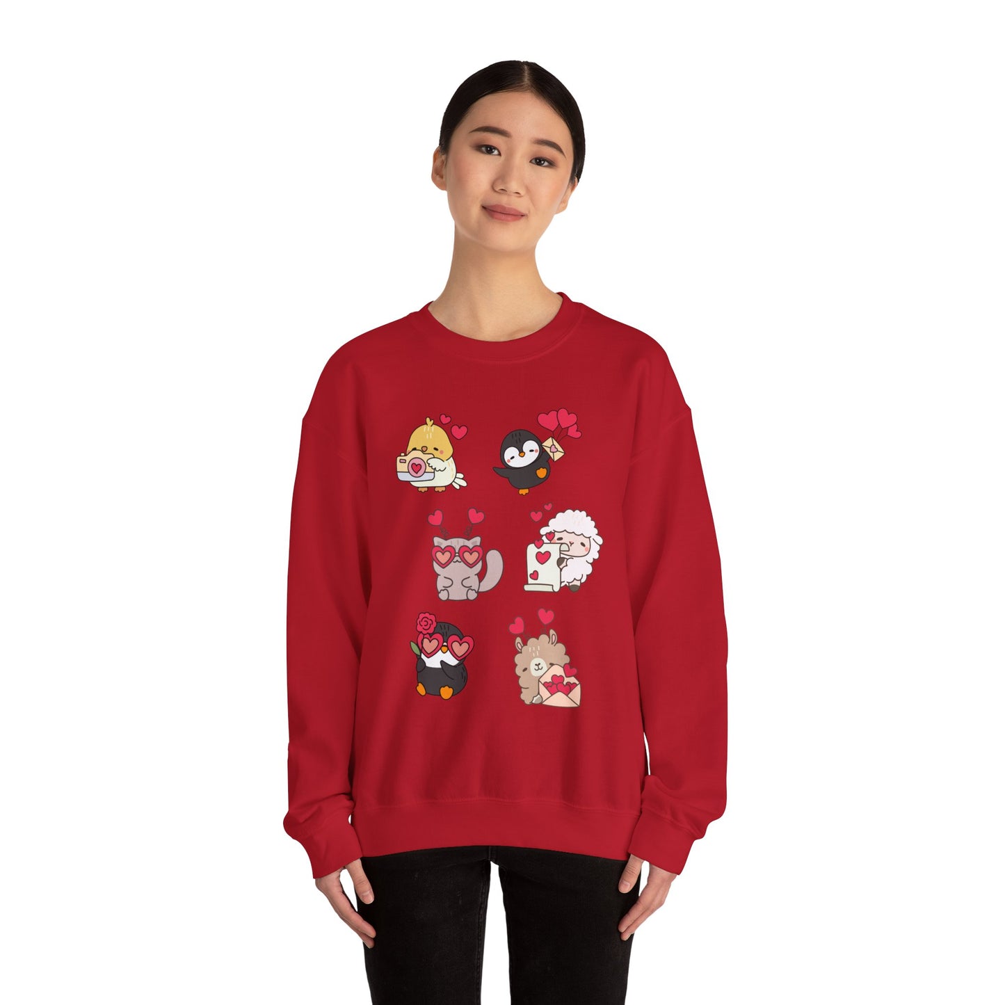 Valentines Animals Sweatshirt