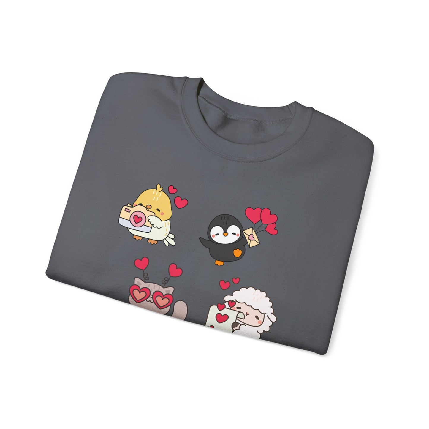 Valentines Animals Sweatshirt