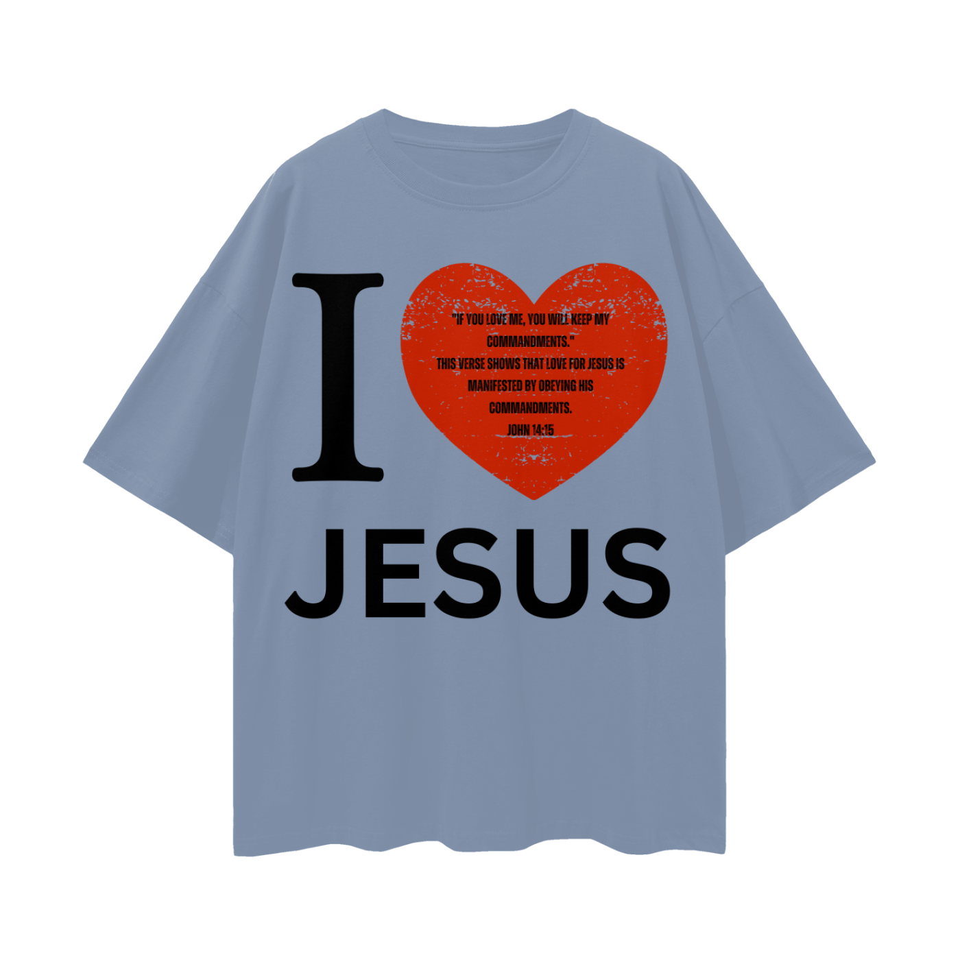 Jesus Loves You Oversized Premium T-shirt