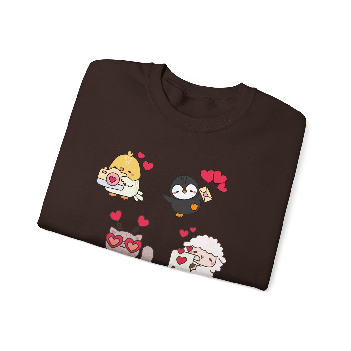 Valentines Animals Sweatshirt