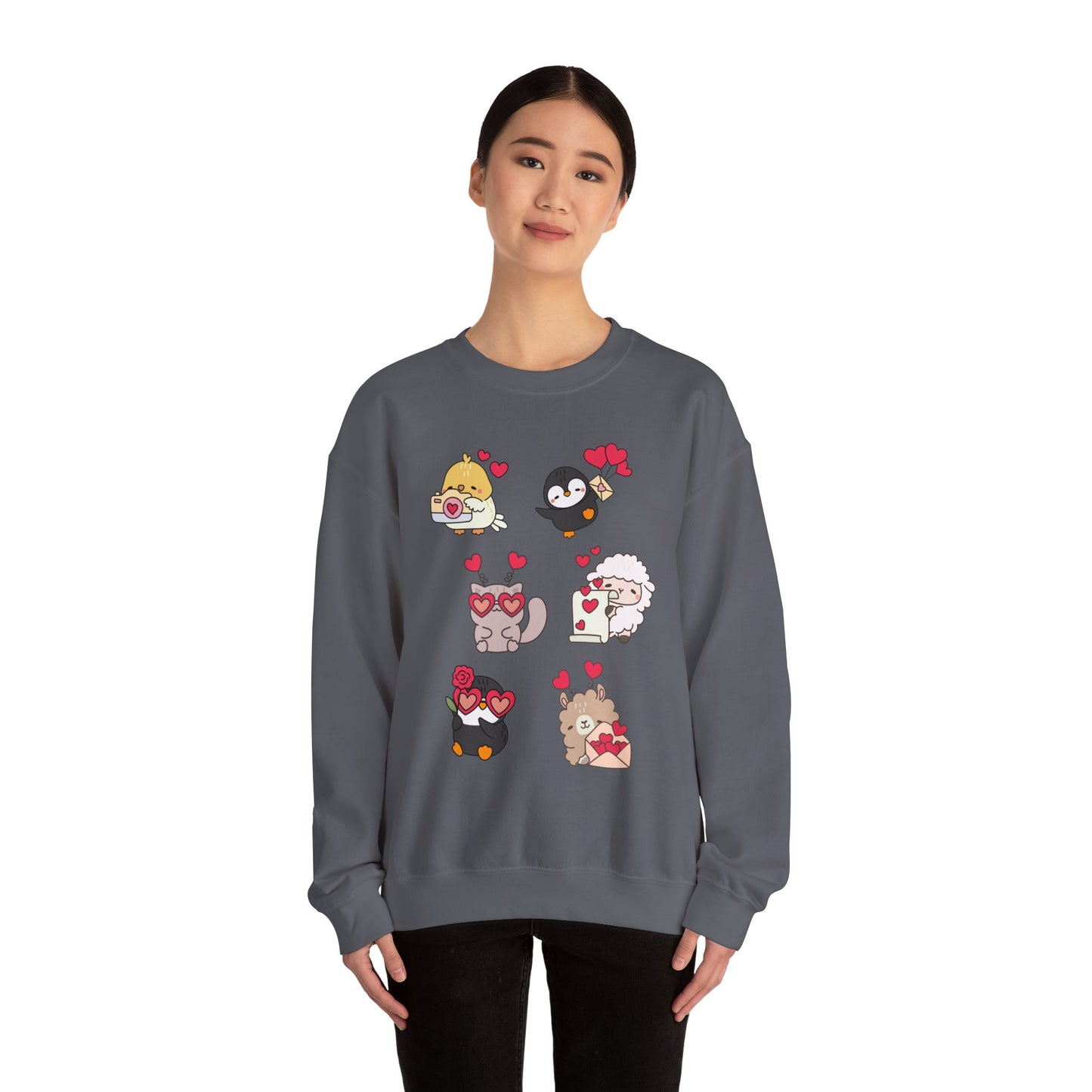 Valentines Animals Sweatshirt