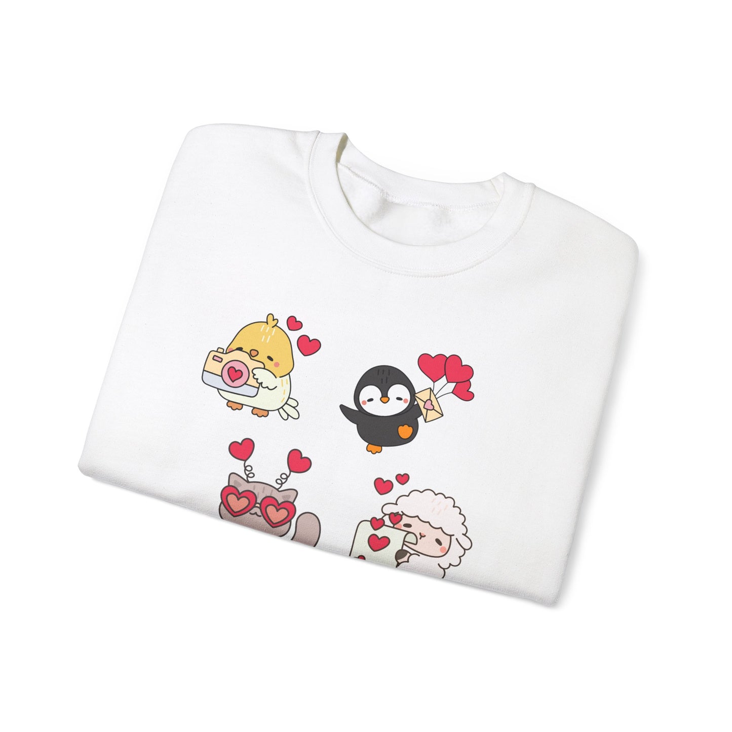 Valentines Animals Sweatshirt