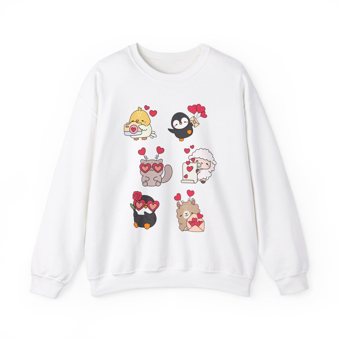 Valentines Animals Sweatshirt