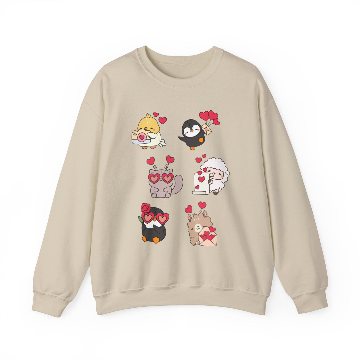 Valentines Animals Sweatshirt