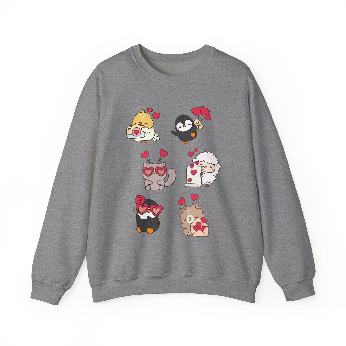 Valentines Animals Sweatshirt