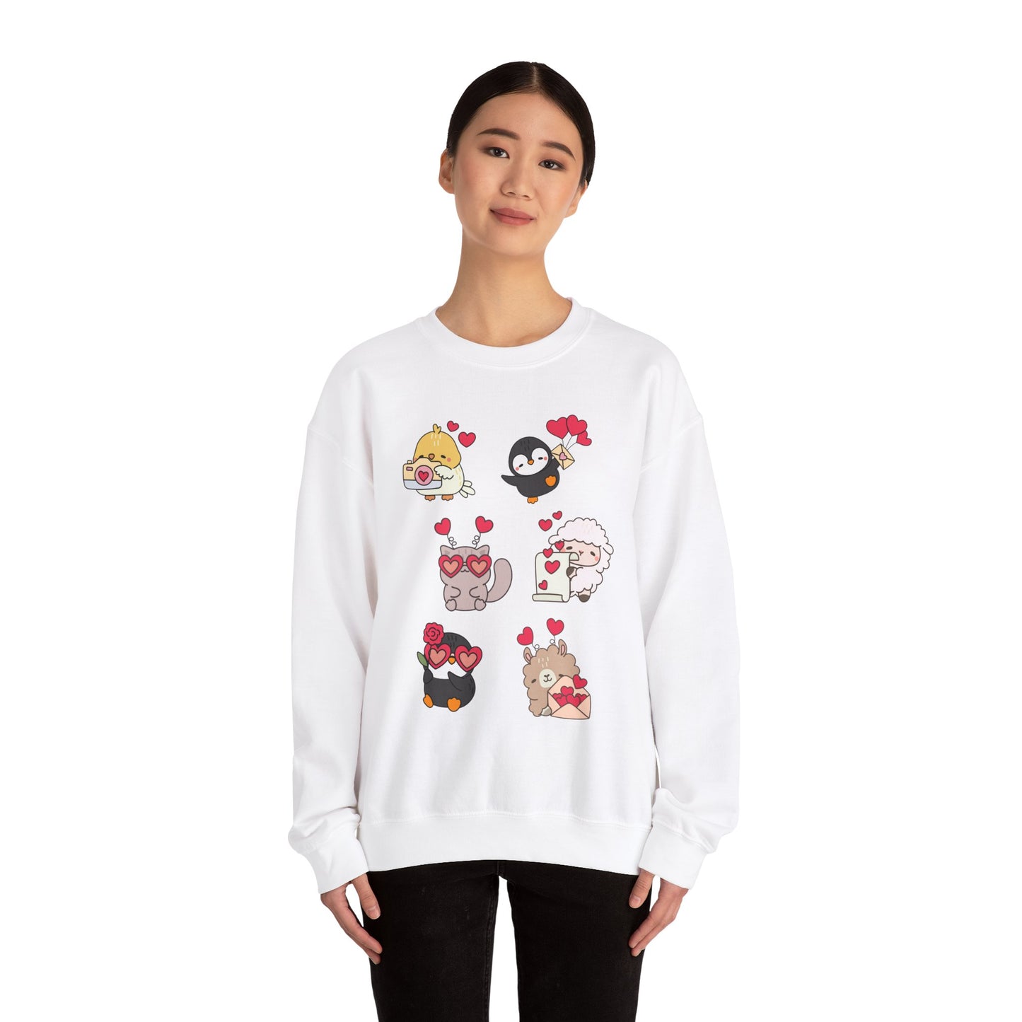 Valentines Animals Sweatshirt