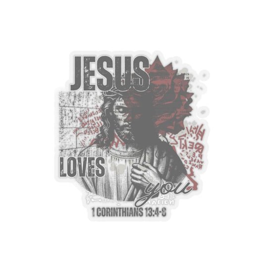 Jesus Loves You Sticker