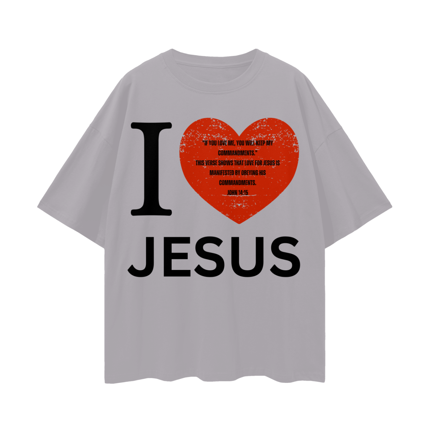 Jesus Loves You Oversized Premium T-shirt