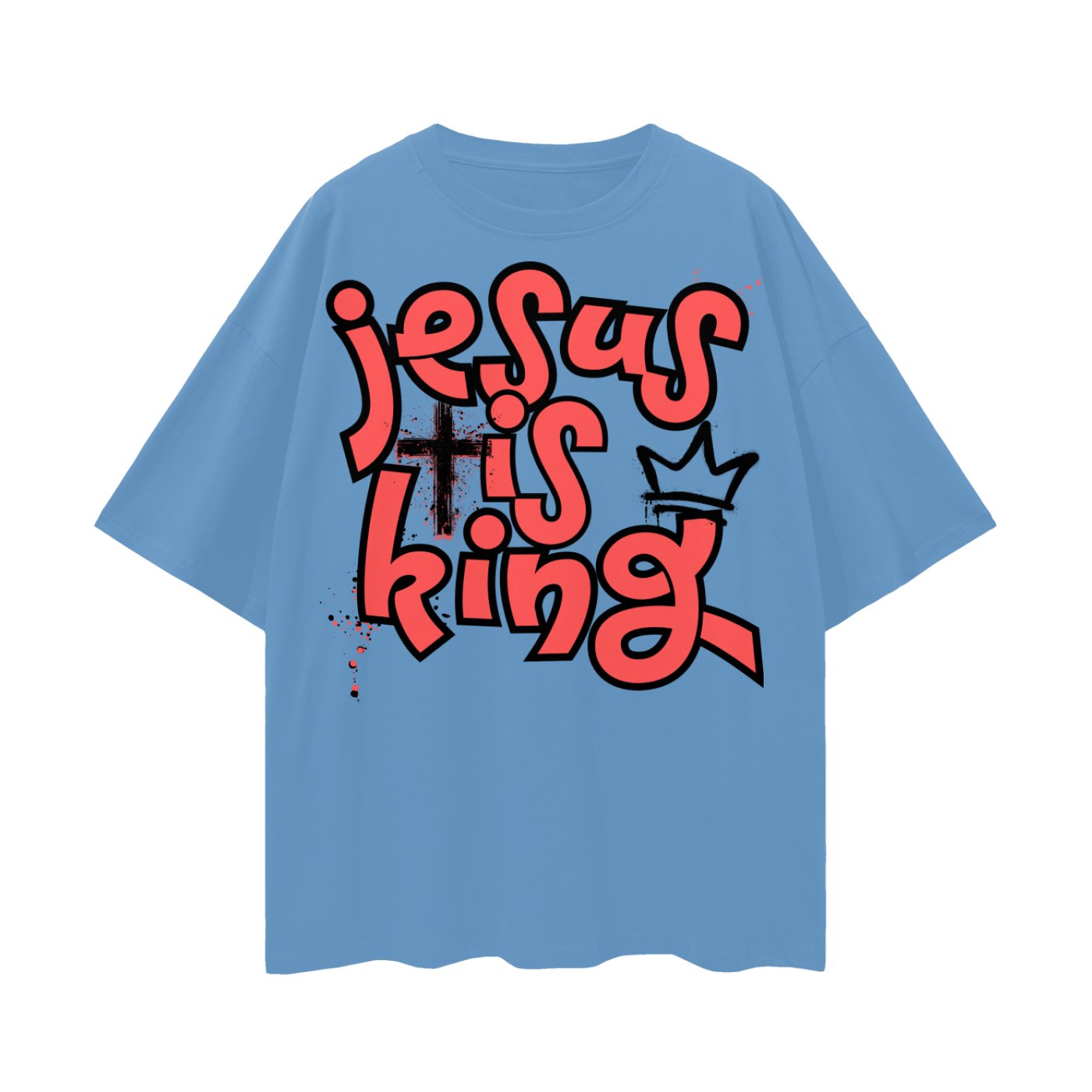 Jesus Is King Oversized Premium T-shirt