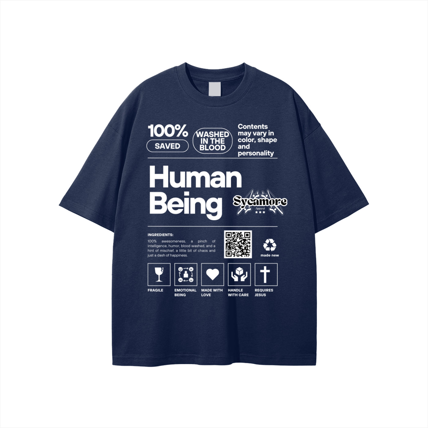 Human Being Oversized Premium T-shirt